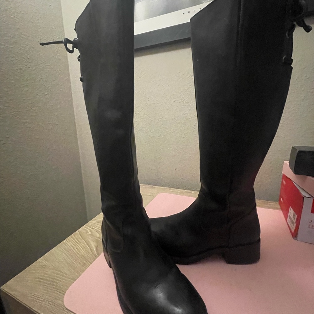 leather boots